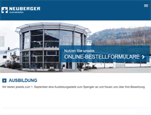 Tablet Screenshot of neuberger-amorbach.de